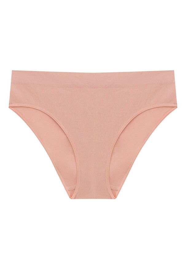 Intica - Tongi damskie bezszwowe z elastycznego materiału Virginija. Kolor: różowy. Materiał: materiał