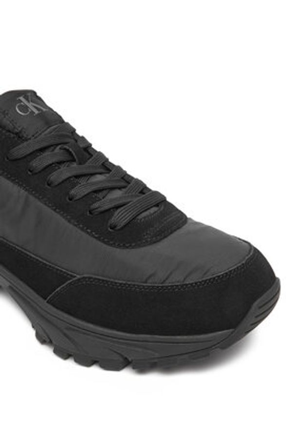 Calvin Klein Jeans Sneakersy Hike Runner Casual Ny-Su YM0YM01292 Czarny. Okazja: na co dzień. Kolor: czarny. Materiał: skóra