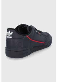 adidas Originals Buty Continental 80 Vega kolor czarny. Nosek buta: okrągły. Zapięcie: sznurówki. Kolor: czarny. Materiał: guma #4