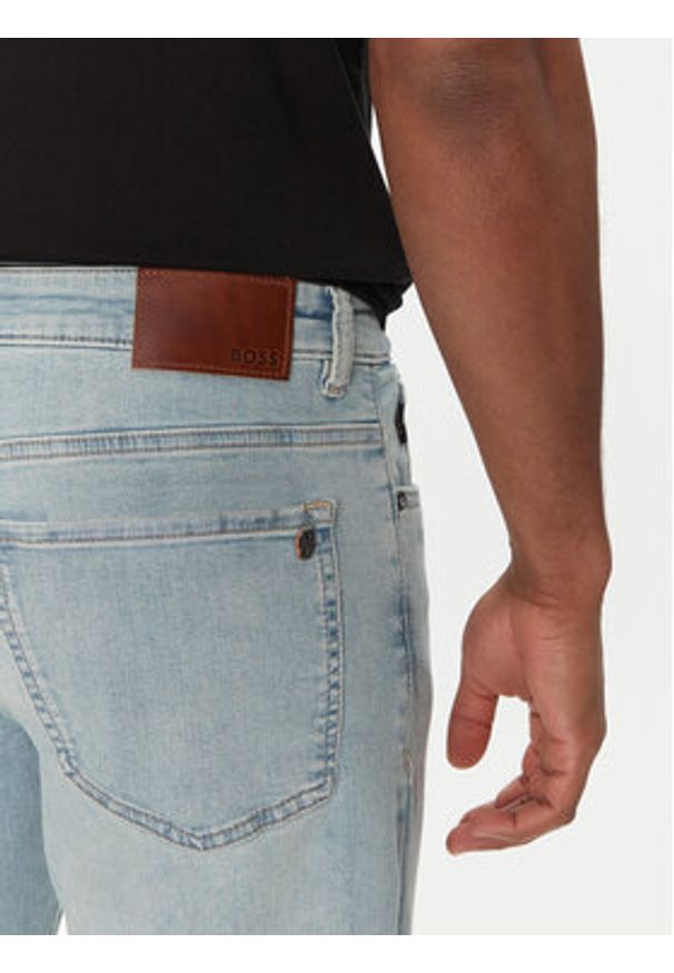 BOSS Jeansy Maine 50537814 Błękitny Regular Fit. Kolor: niebieski