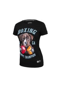 PITBULL - Koszulka damska Pitbull Lil'Champ. Kolor: brązowy, czarny, wielokolorowy