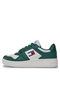 Tommy Jeans Sneakersy Tjm Retro Basket Ess EM0EM01395 Zielony. Kolor: zielony