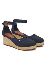 TOMMY HILFIGER - Tommy Hilfiger Espadryle FW0FW08657 Granatowy. Kolor: niebieski. Materiał: materiał #3