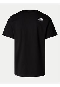 The North Face T-Shirt Easy NF0A8A6C Czarny Regular Fit. Kolor: czarny. Materiał: bawełna, syntetyk