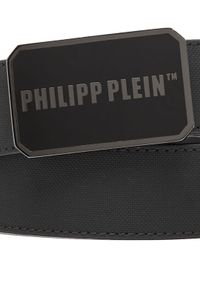 Philipp Plein - PHILIPP PLEIN - Czarny skórzany pasek. Kolor: czarny. Materiał: skóra. Styl: casual, elegancki #3
