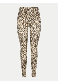 Pieces Legginsy Naja 17156977 Beżowy Regular Fit. Kolor: beżowy. Materiał: bawełna #8