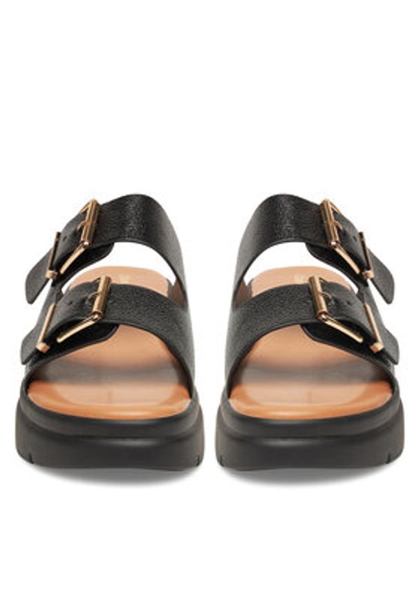 Clara Barson Klapki H3T9409-6 Czarny. Kolor: czarny. Materiał: syntetyk, materiał