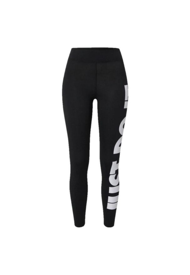 Legginsy Damskie Nike W NSW Essential GX HR JDI. Stan: podwyższony. Kolor: czarny. Sport: fitness