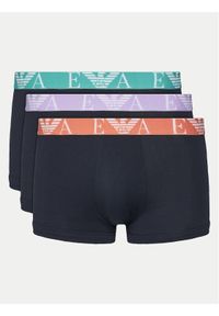 Emporio Armani Underwear Komplet 3 par bokserek EM000259 AF10778 MB139 Granatowy. Kolor: niebieski. Materiał: bawełna