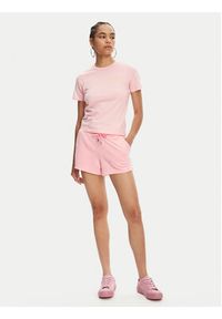 Juicy Couture T-Shirt La Beach JCWCT125319 Różowy Regular Fit. Kolor: różowy. Materiał: bawełna #3
