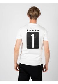Les Hommes T-shirt | LF224302-0700-1009 | Grafic Print | Mężczyzna | Biały. Okazja: na co dzień. Kolor: biały. Materiał: bawełna. Wzór: nadruk. Styl: casual #3