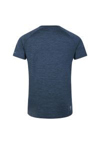 DARE 2B - T-shirt Męski Melanżowy Persist. Kolor: wielokolorowy, niebieski, szary. Wzór: melanż