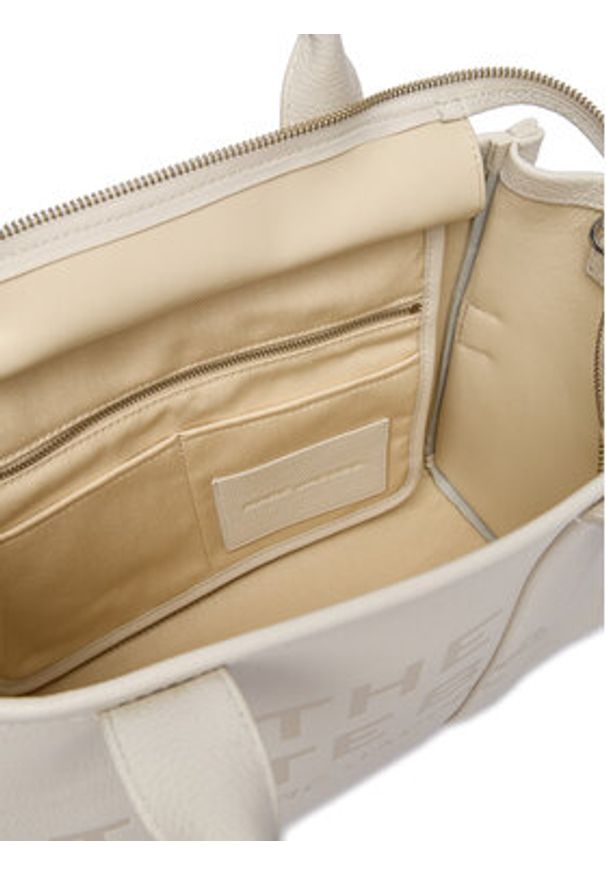 MARC JACOBS - Marc Jacobs Torebka The Leather Medium Tote H004L01PF21 Écru. Materiał: skórzane