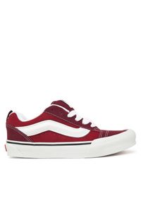 Vans Tenisówki Knu Skool VN000D22BRD1 Bordowy. Kolor: czerwony. Materiał: zamsz, skóra
