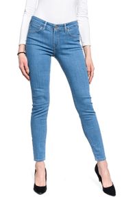 Lee - LEE SCARLETT SKINNY DAMSKIE SPODNIE JEANSOWE BRIGHT BLUE L526MANT #7