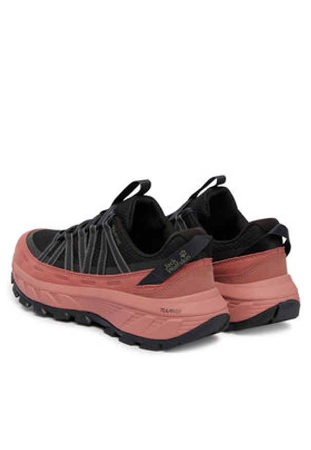Jack Wolfskin Trekkingi Wild Hike Texapore Low A65581 Czarny. Kolor: czarny. Materiał: skóra