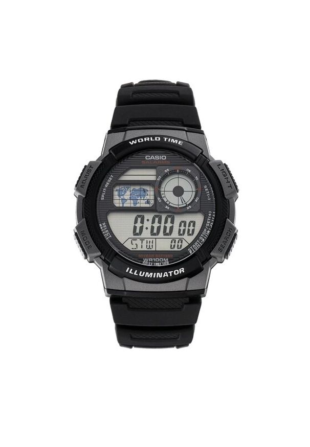 Casio Zegarek AE-1000W-1BVEF Czarny. Kolor: czarny