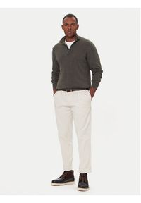 Barbour Sweter Half Zip MKN1074OL91 Zielony Regular Fit. Kolor: zielony. Materiał: bawełna #5