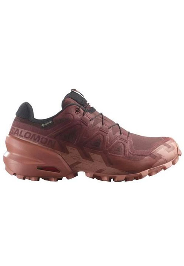 salomon - Buty do biegania damskie Salomon Speedcross 6 Gtx Gore-tex. Kolor: wielokolorowy. Materiał: materiał, tkanina. Szerokość cholewki: normalna. Technologia: Gore-Tex. Model: Salomon Speedcross