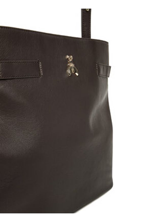 Patrizia Pepe Torebka 2B0150/L162-B856 Brązowy. Kolor: brązowy. Materiał: skórzane