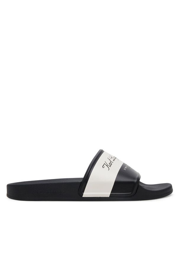 Karl Lagerfeld - KARL LAGERFELD Klapki KL70023 Czarny. Kolor: czarny