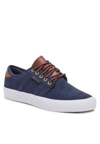 Adidas - adidas Sneakersy Seeley XT Shoes H01235 Granatowy. Kolor: niebieski. Materiał: skóra. Wzór: kolorowy #2