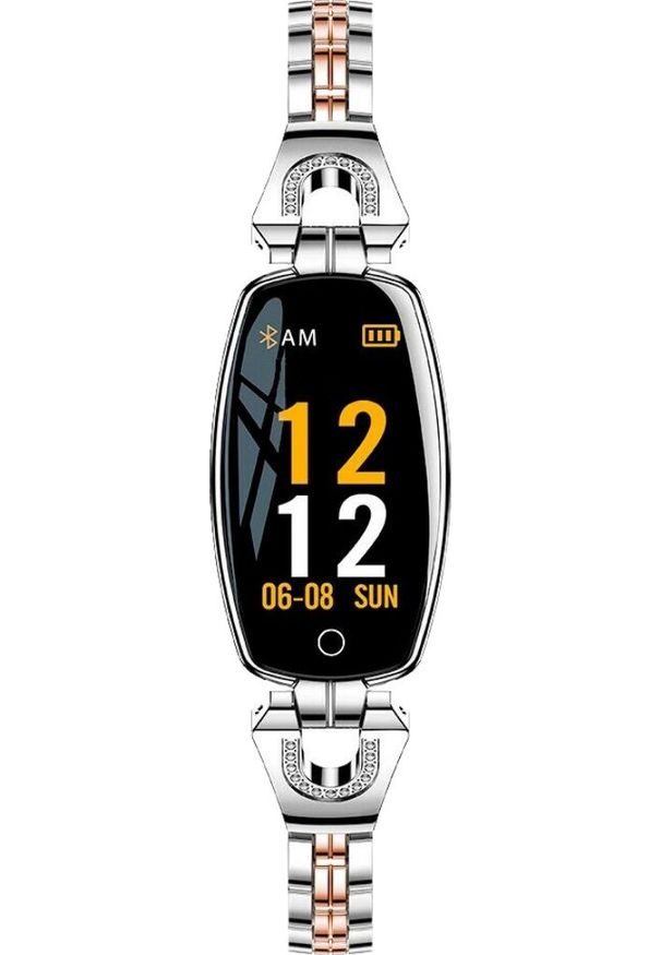 WATCHMARK - Smartwatch Watchmark WH8 Srebrny (WH8). Rodzaj zegarka: smartwatch. Kolor: srebrny