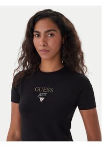 Guess Jeans T-Shirt 180328 Czarny Classic Fit. Kolor: czarny. Materiał: bawełna #3