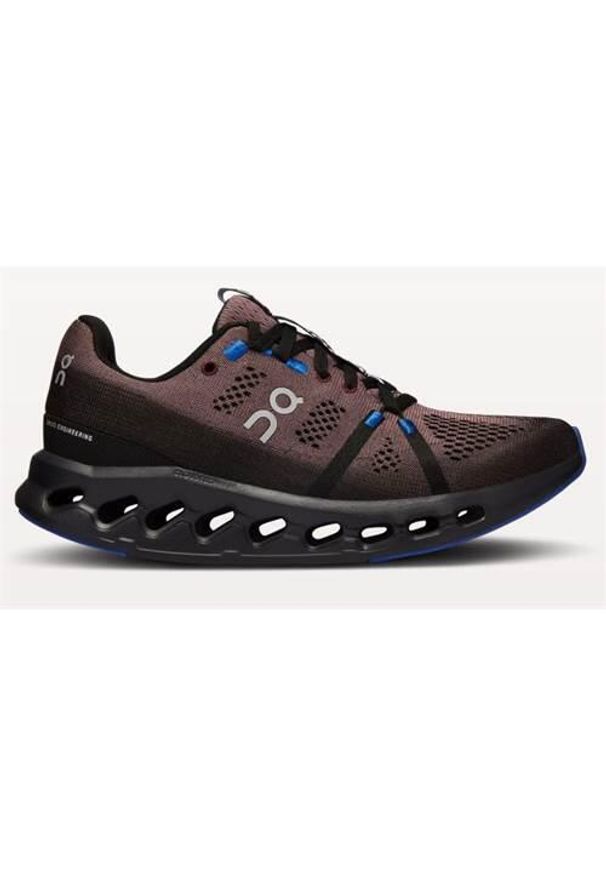 Buty do biegania damskie On Cloudsurfer. Zapięcie: sznurówki. Kolor: brązowy, wielokolorowy. Materiał: syntetyk, tkanina, materiał. Szerokość cholewki: normalna
