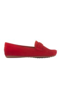 Marco Shoes Mokasyny Vigo czerwone. Kolor: czerwony #11