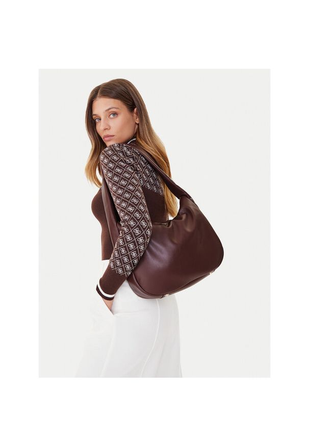 Torebka Guess. Kolor: brązowy