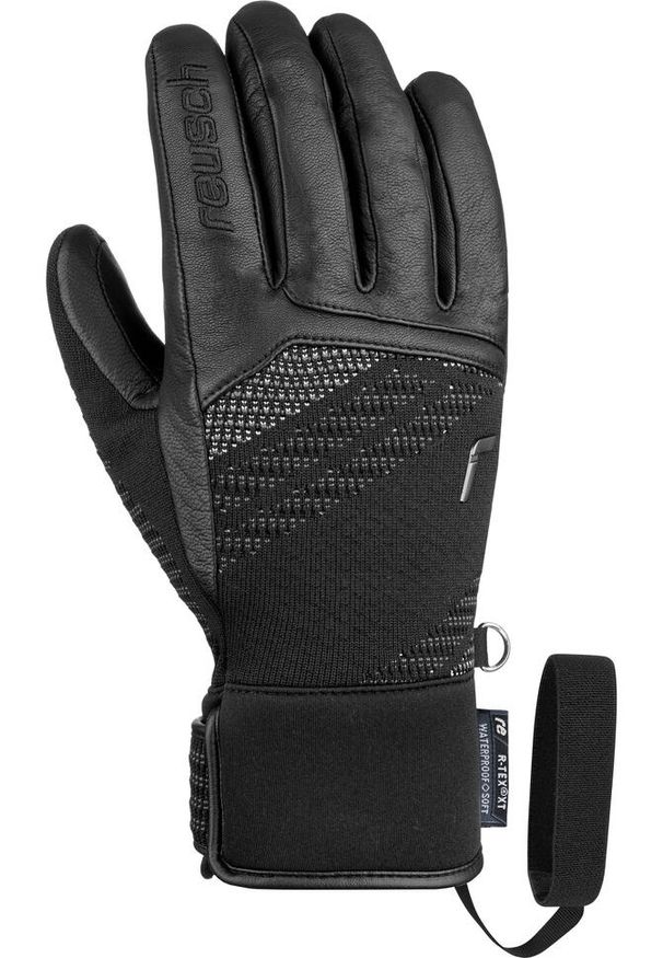 Rękawice narciarskie męskie Reusch Re:Knit Eclipse R-TEX® XT. Kolor: czarny. Materiał: skóra, dzianina. Sport: narciarstwo