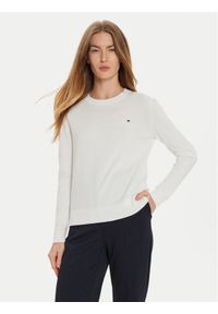 TOMMY HILFIGER - Tommy Hilfiger Sweter WW0WW44984 Écru Regular Fit. Materiał: bawełna, syntetyk #1