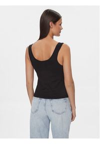 Calvin Klein Jeans Top Institutional J20J221064 Czarny Slim Fit. Kolor: czarny. Materiał: bawełna