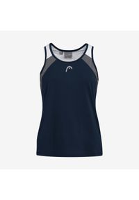 Head - Koszulka bez rękawów dla dziewczynek CLUB 22 Tank Top. Kolor: niebieski. Materiał: jersey, poliester, materiał. Długość rękawa: bez rękawów #1