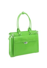 Torba na laptopa MCKLEIN Winnetka 15.6 cali Zielony. Kolor: zielony. Materiał: skóra. Styl: elegancki #1