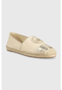 MICHAEL Michael Kors espadryle Kendrick kolor złoty 40S3KNFP2D. Nosek buta: okrągły. Kolor: złoty. Materiał: guma #5