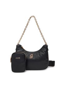 Liu Jo Torebka S Hobo AF5180 E0077 Czarny. Kolor: czarny. Materiał: skórzane #4