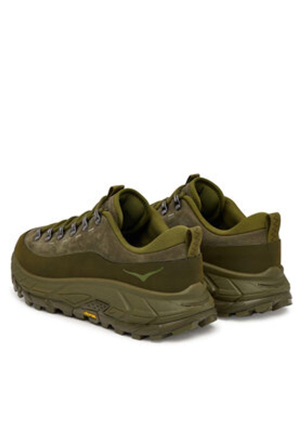 HOKA - Hoka Sneakersy Tor Summit 1147952 Zielony. Kolor: zielony. Materiał: nubuk, skóra