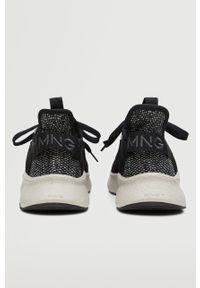 Mango Kids buty dziecięce Trenza kolor czarny. Nosek buta: okrągły. Zapięcie: sznurówki. Kolor: czarny #4