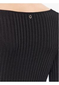 Guess Sukienka dzianinowa W3YK21 Z2U00 Czarny Slim Fit. Kolor: czarny. Materiał: syntetyk #4