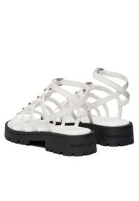 MARC JACOBS - Marc Jacobs Sandały The Tiki 2S5FSA001F06 Biały. Kolor: biały. Materiał: skóra #6