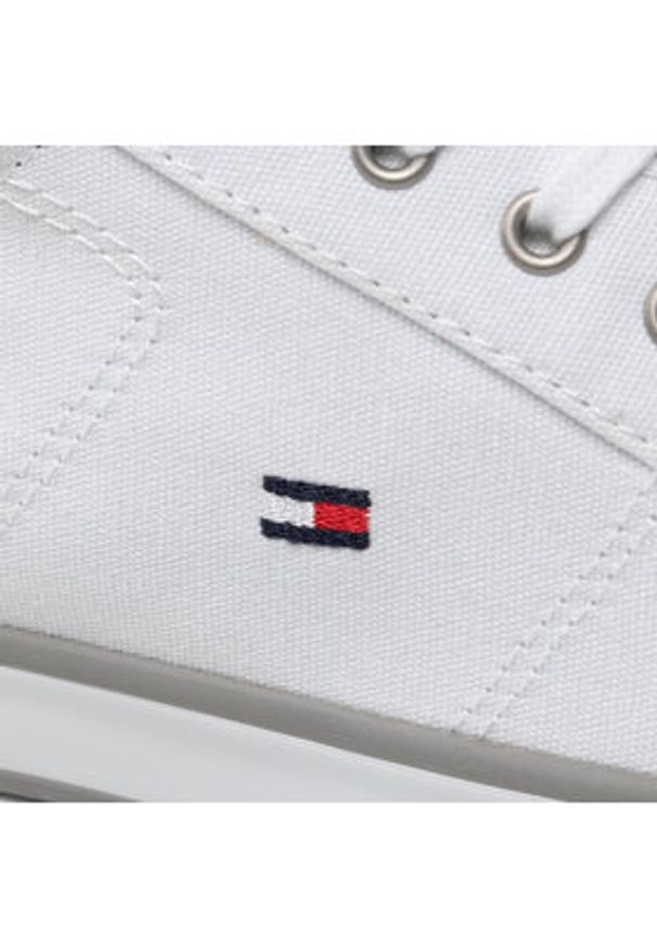 TOMMY HILFIGER - Tommy Hilfiger Tenisówki Harlow 1D FM0FM00596 Biały. Kolor: biały. Materiał: materiał