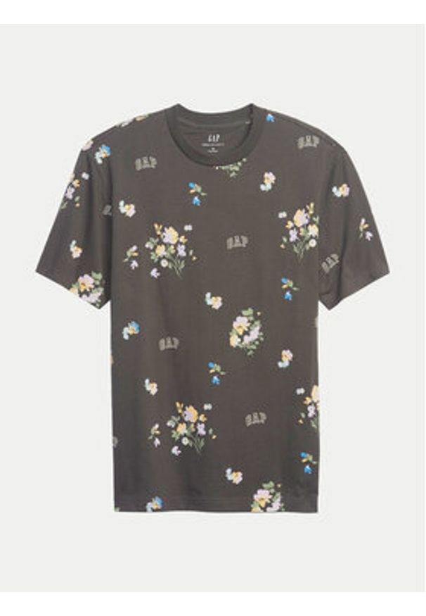 GAP - Gap T-Shirt 586480-01 Czarny Regular Fit. Kolor: czarny. Materiał: bawełna