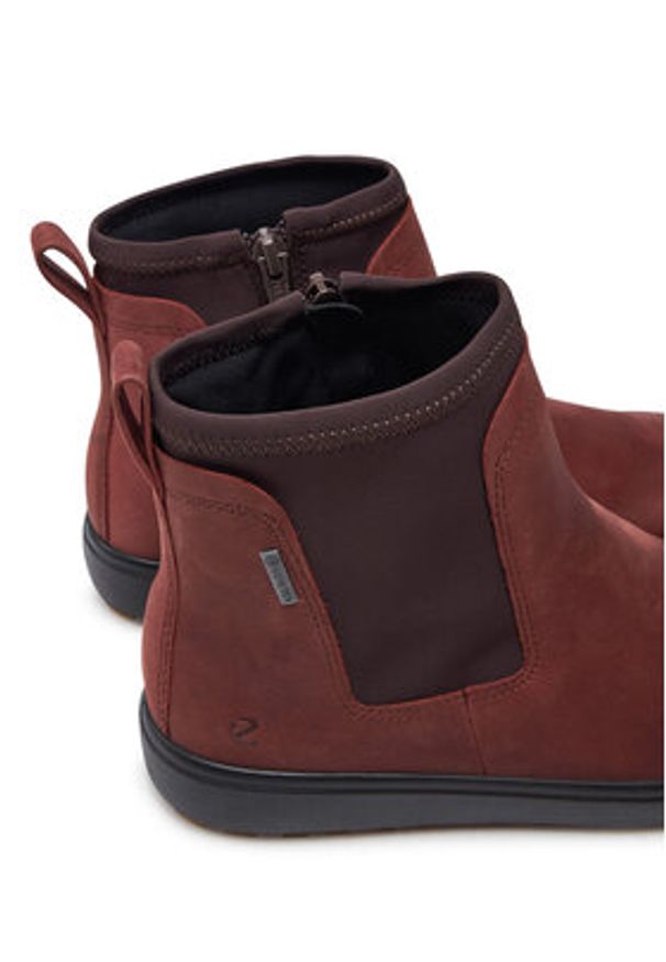 ecco - ECCO Botki Soft 7 Tred W 45046302474 Brązowy. Kolor: brązowy. Materiał: skóra, nubuk