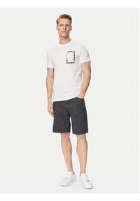 Karl Lagerfeld Jeans T-Shirt B2M17046 Biały Slim Fit. Kolor: biały. Materiał: bawełna #3