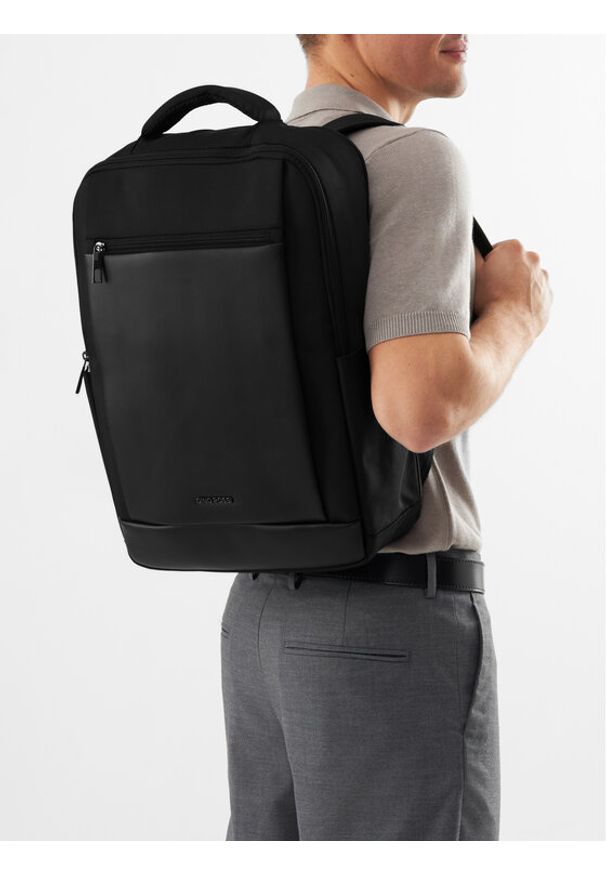 Gino Rossi Plecak C-GIN-E-006-05 Czarny. Kolor: czarny. Materiał: poliester