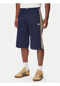 Adidas - adidas Szorty materiałowe Firebrid Twill Jorts KR7234 Granatowy Regular Fit. Kolor: niebieski. Materiał: bawełna #1