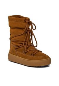 Moon Boot Śniegowce Ltrack Suede 24501100001 Brązowy. Kolor: brązowy. Materiał: skóra, zamsz #4