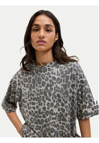 JJXX T-Shirt Andrea 12284102 Szary Loose Fit. Kolor: szary. Materiał: bawełna
